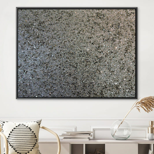 Stunning Silver Texture Oil Painting for Modern Home Decor