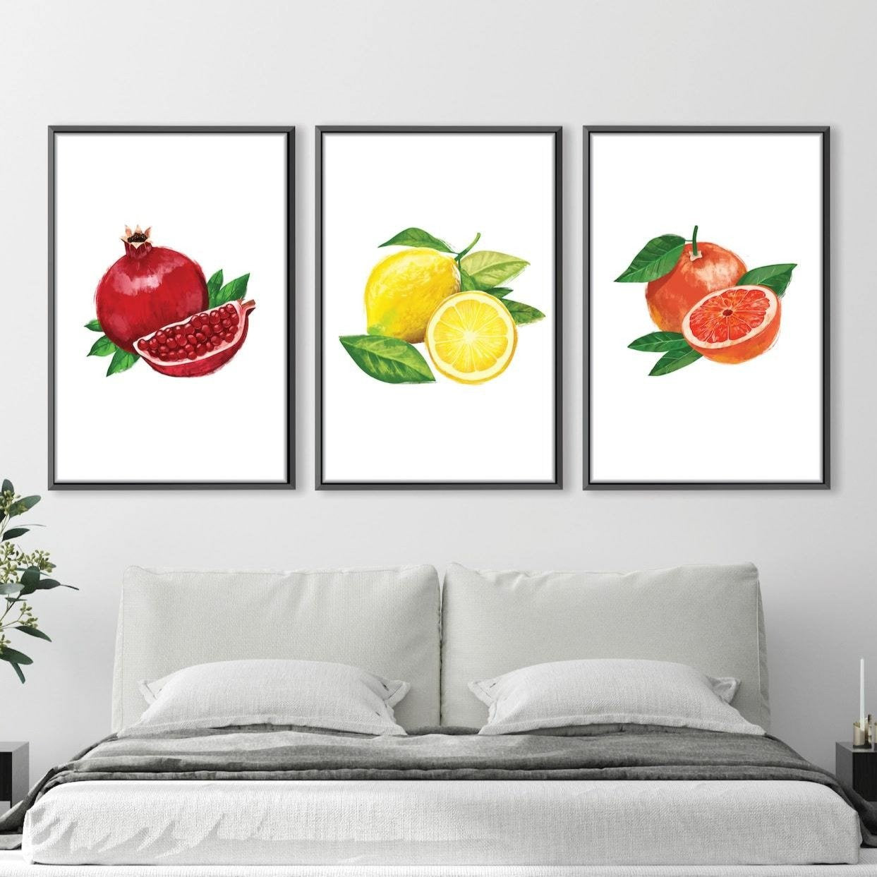 Vibrant Fruit Still Life Oil Painting for Fresh Decor Ideas