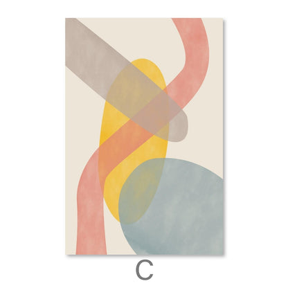 Abstract Colorful Canvas Art for Modern Home Decor