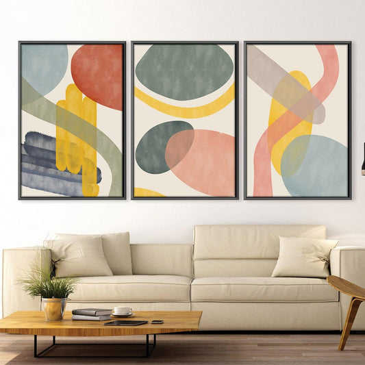 Abstract Colorful Canvas Art for Modern Home Decor