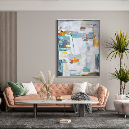 Abstract Modern Oil Painting for Contemporary Home Decor