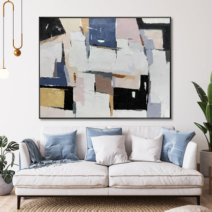 Abstract Oil Painting Inspiring Adventure and Exploration in Contemporary Decor