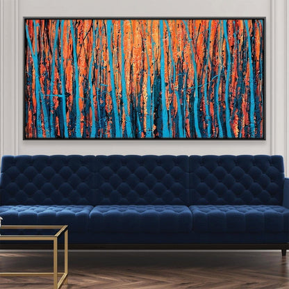 Vibrant Abstract Tree Art Canvas for Modern Home Decor