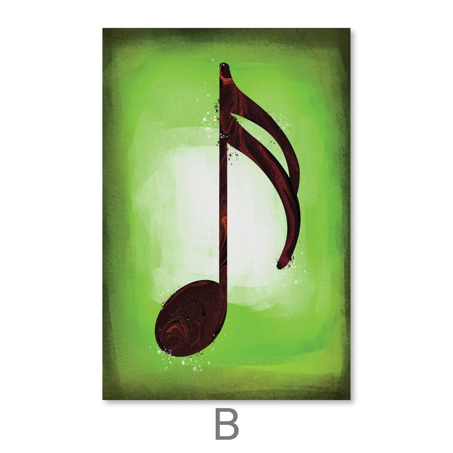 Vibrant Music Notes Oil Painting Set for Modern Home Decor