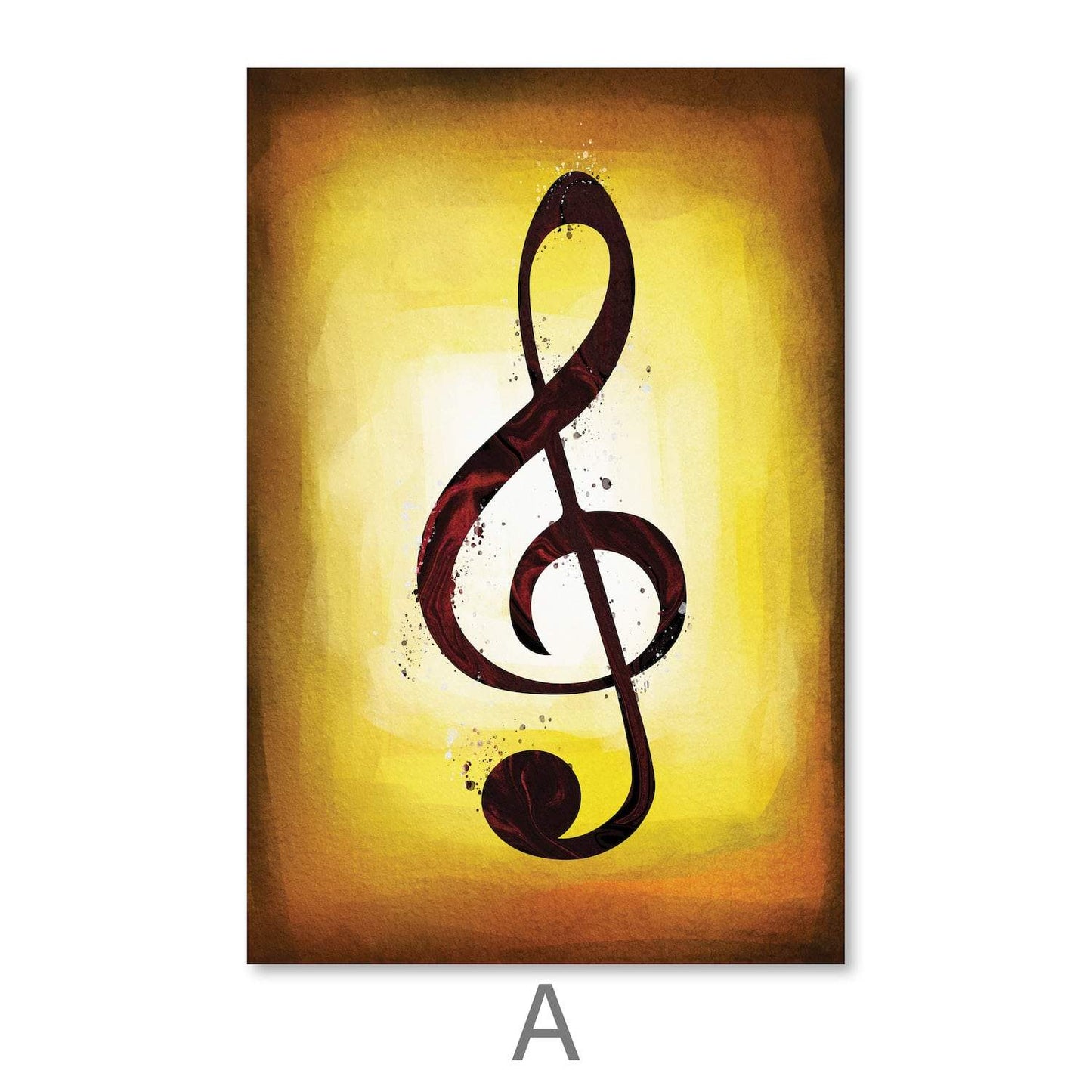 Vibrant Music Notes Oil Painting Set for Modern Home Decor