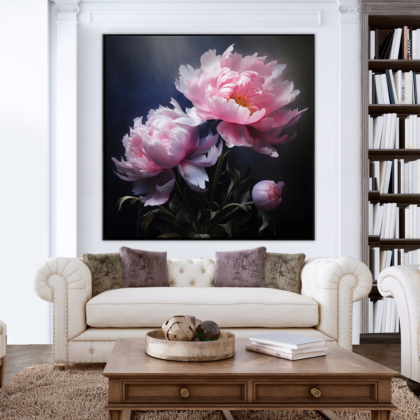Exquisite Martagon Lilies Oil Painting - Botanical Floral Art for Elegant Home Decor