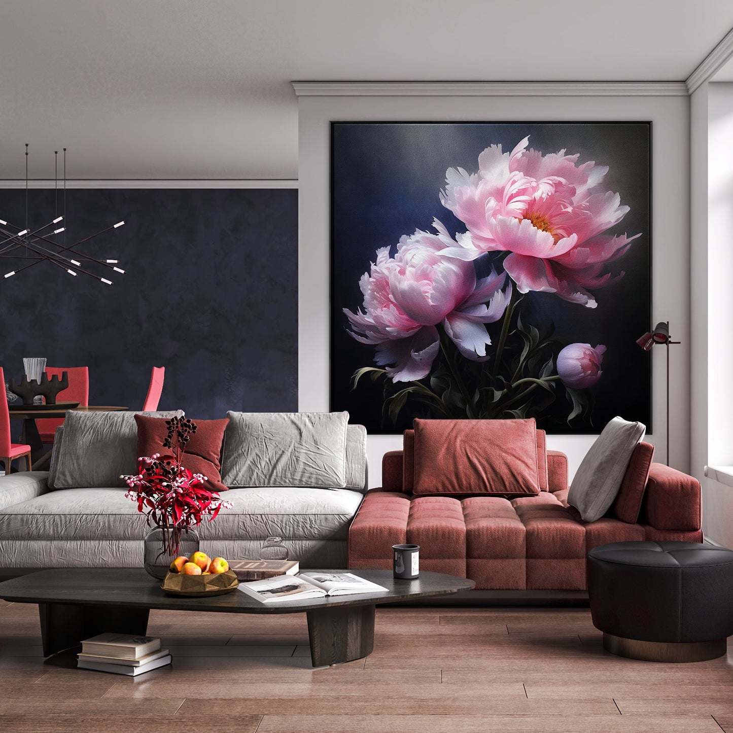 Exquisite Martagon Lilies Oil Painting - Botanical Floral Art for Elegant Home Decor
