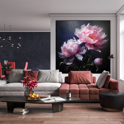 Exquisite Martagon Lilies Oil Painting - Botanical Floral Art for Elegant Home Decor