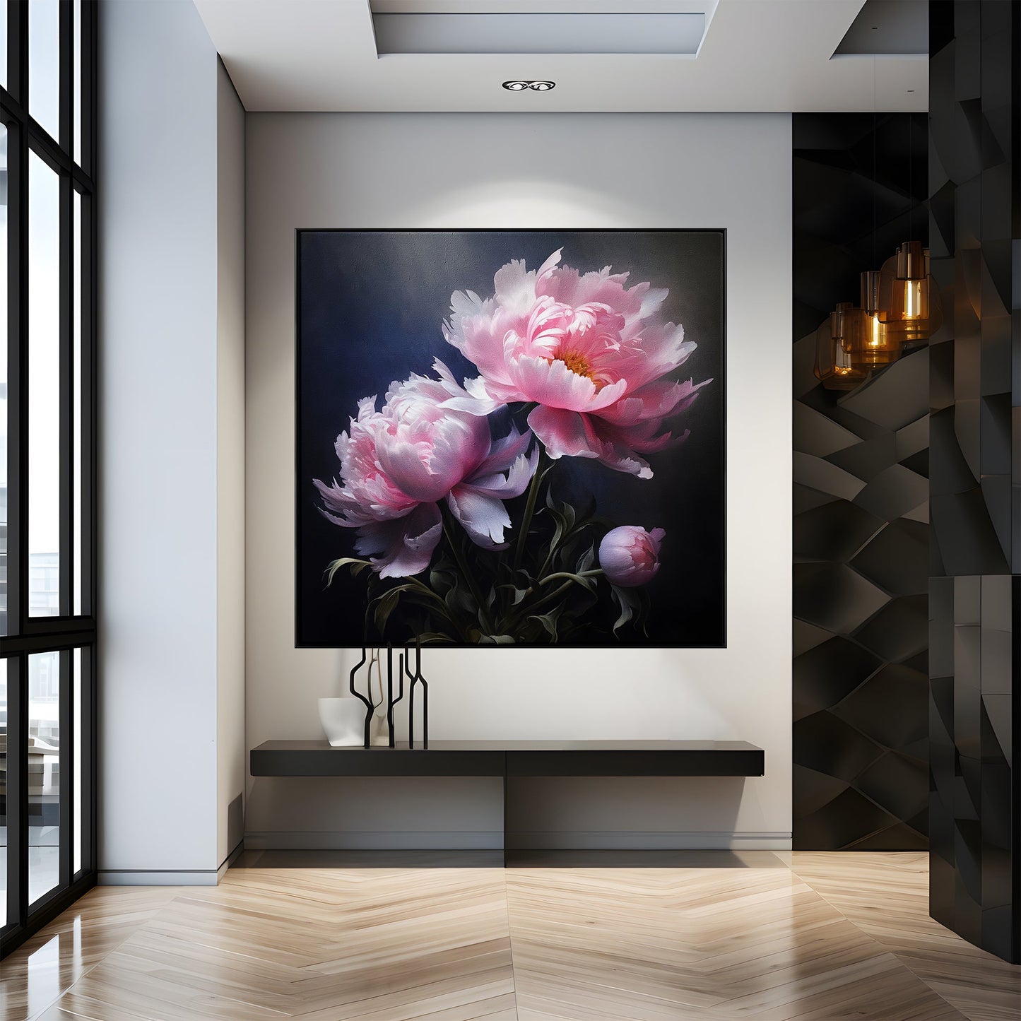 Exquisite Martagon Lilies Oil Painting - Botanical Floral Art for Elegant Home Decor