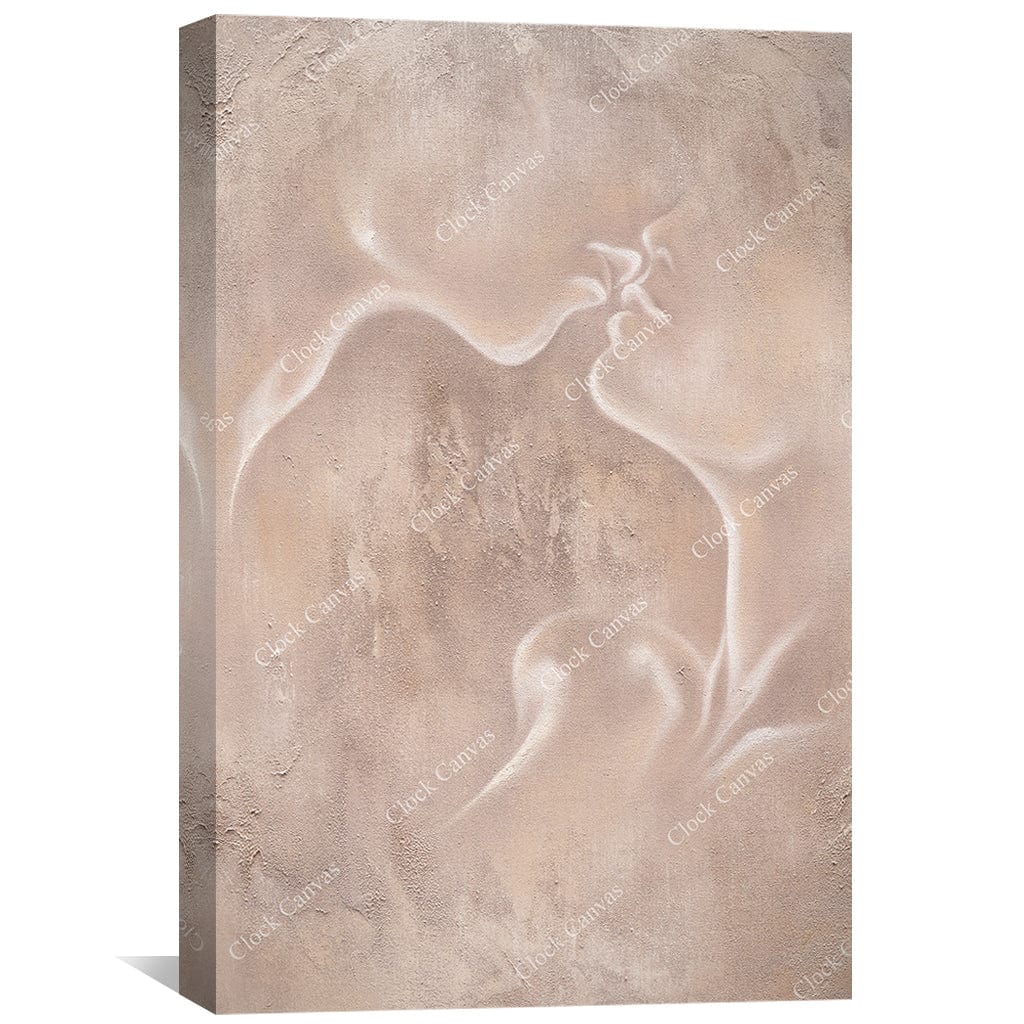 Serene Abstract Earth Tones Oil Painting for Modern Home Decor