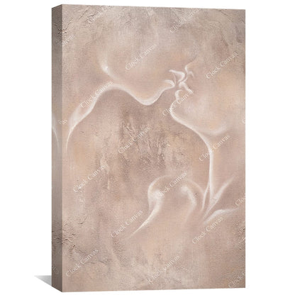 Serene Abstract Earth Tones Oil Painting for Modern Home Decor