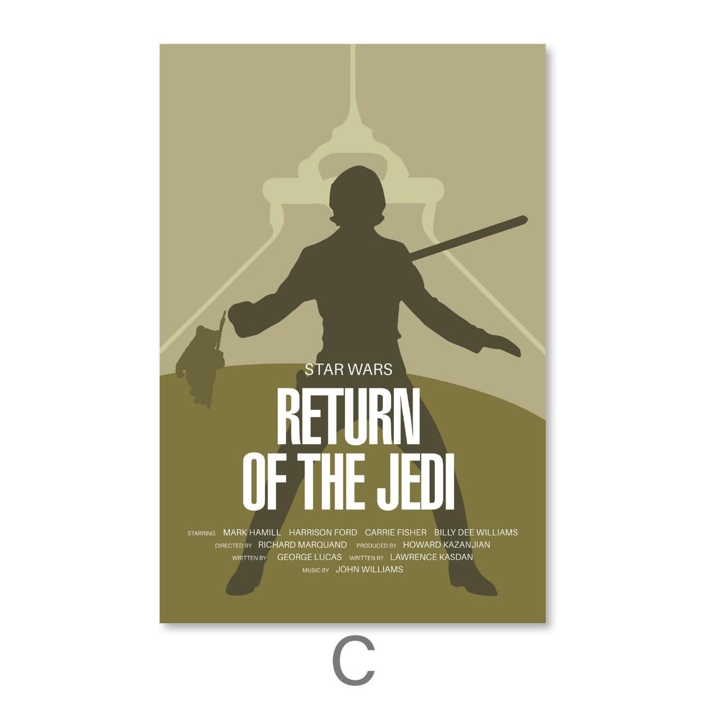 Classic Star Wars Trilogy Oil Painting Set for Film Fans and Collectors