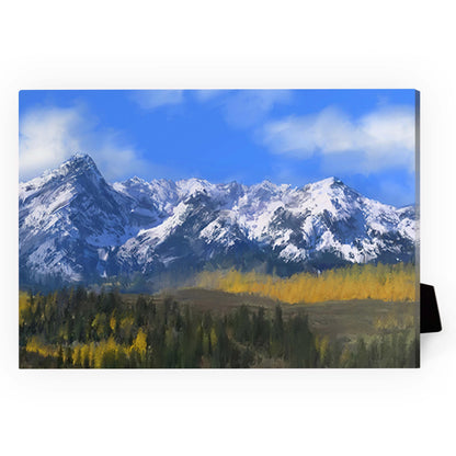 Breathtaking Rocky Mountains Oil Painting for Home Decor