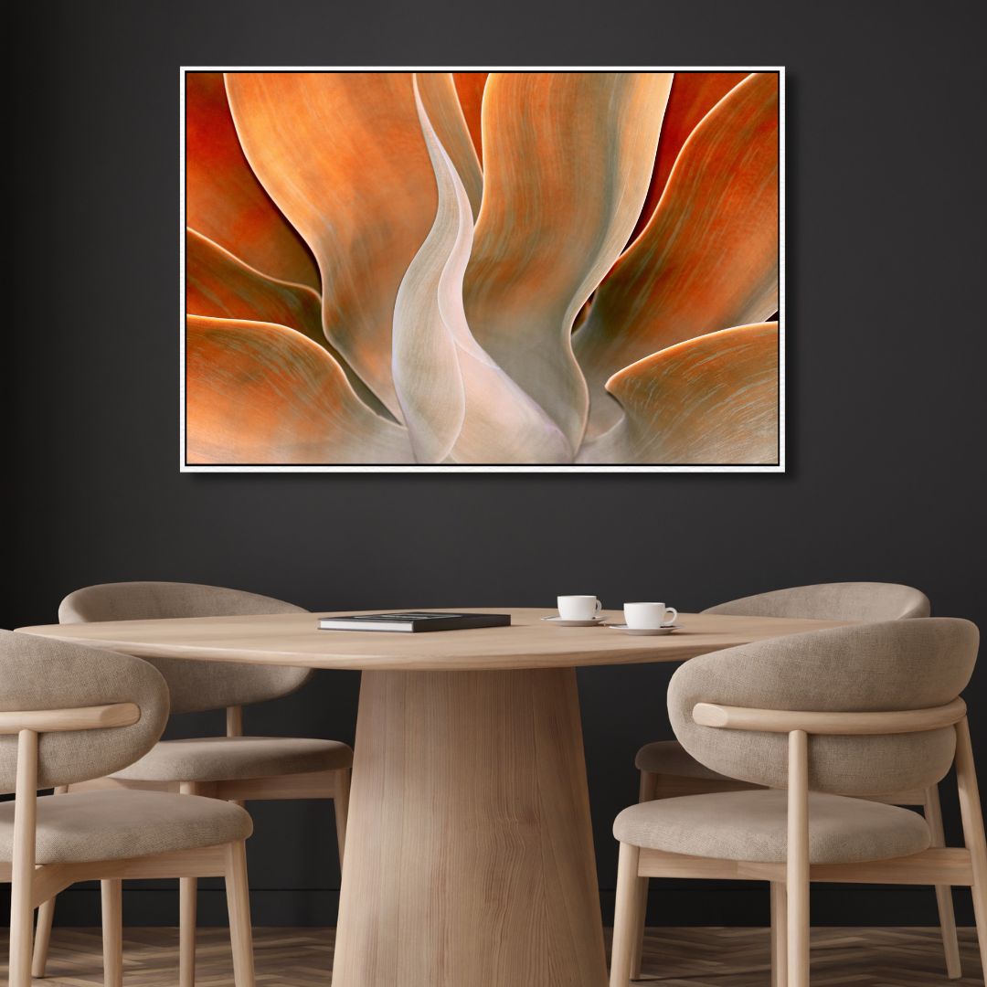 Autumn Serenity: Vibrant Abstract Oil Painting for Modern Decor