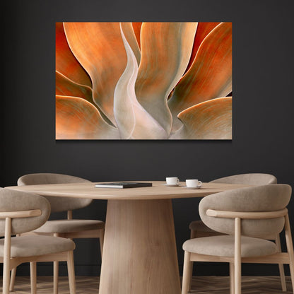 Autumn Serenity: Vibrant Abstract Oil Painting for Modern Decor