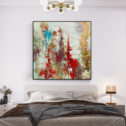Colorful Abstract Oil Painting Inspired by a Secret Kingdom Fantasy