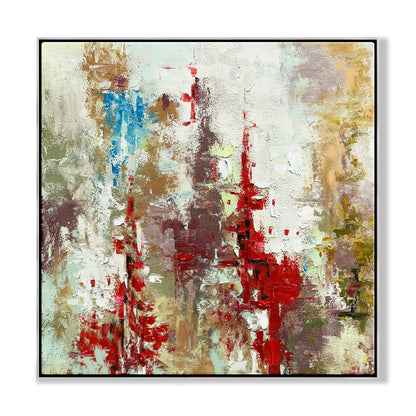 Colorful Abstract Oil Painting Inspired by a Secret Kingdom Fantasy