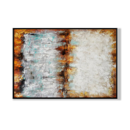 Abstract Oil Painting: Vibrant Story of Color and Emotion