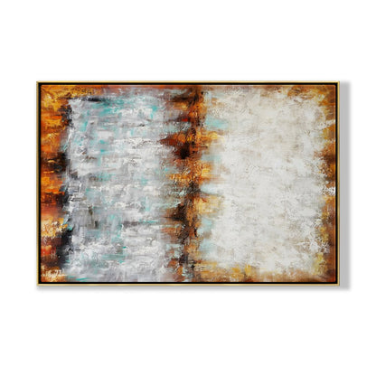 Abstract Oil Painting: Vibrant Story of Color and Emotion