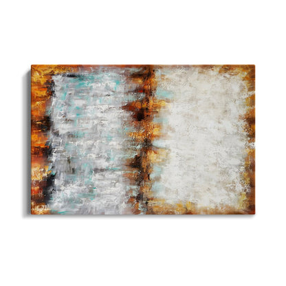 Abstract Oil Painting: Vibrant Story of Color and Emotion