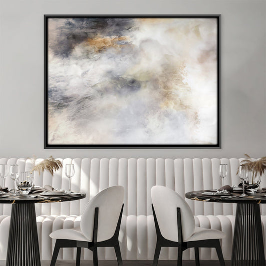 Abstract Landscape Oil Painting for Sophisticated Home Decor and Modern Interiors