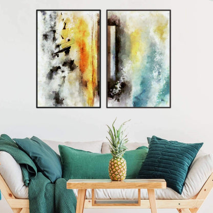 Vibrant Abstract Oil Painting Adventure for Modern Home Decor