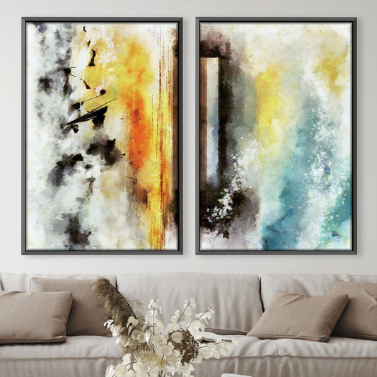 Vibrant Abstract Oil Painting Adventure for Modern Home Decor