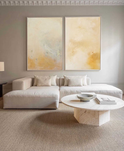 Elegant Minimalist Oil Painting for Modern Home Decor and Contemporary Art Lovers