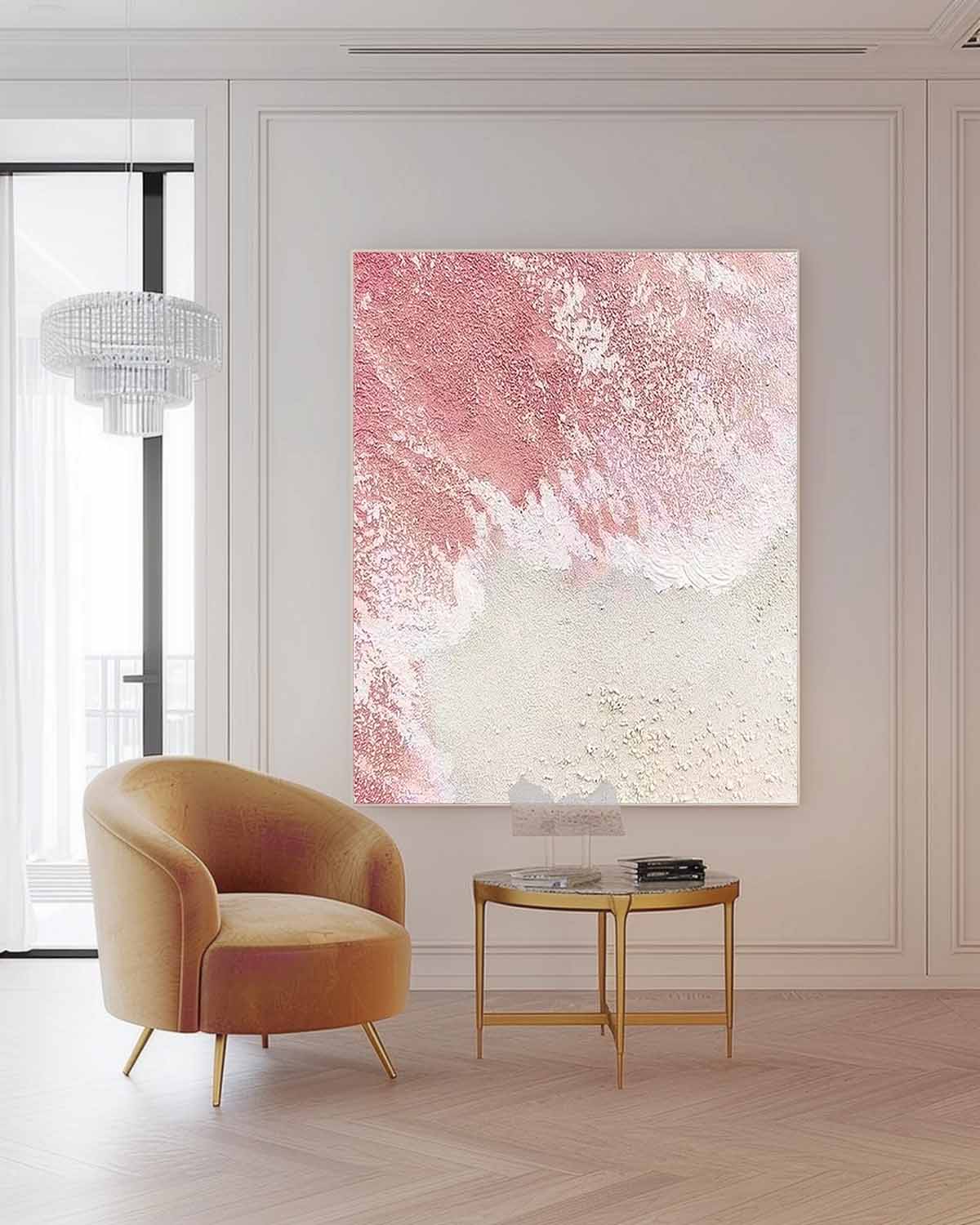 Serene Beach Waves Oil Painting for Coastal Home Decor