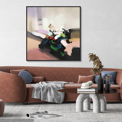 Colorful Abstract Oil Painting for Home Decor and Art Enthusiasts