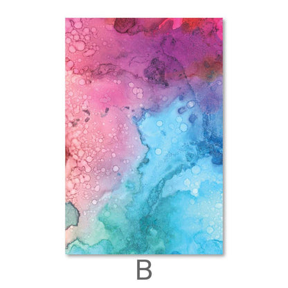 Colorful Abstract Oil Painting for Vibrant Home Decor and Artistic Living Spaces