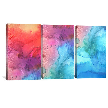 Colorful Abstract Oil Painting for Vibrant Home Decor and Artistic Living Spaces