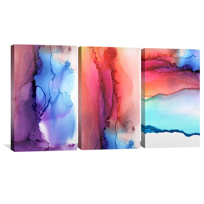 Vibrant Abstract Oil Painting for Modern Home Decor