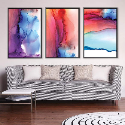 Vibrant Abstract Oil Painting for Modern Home Decor