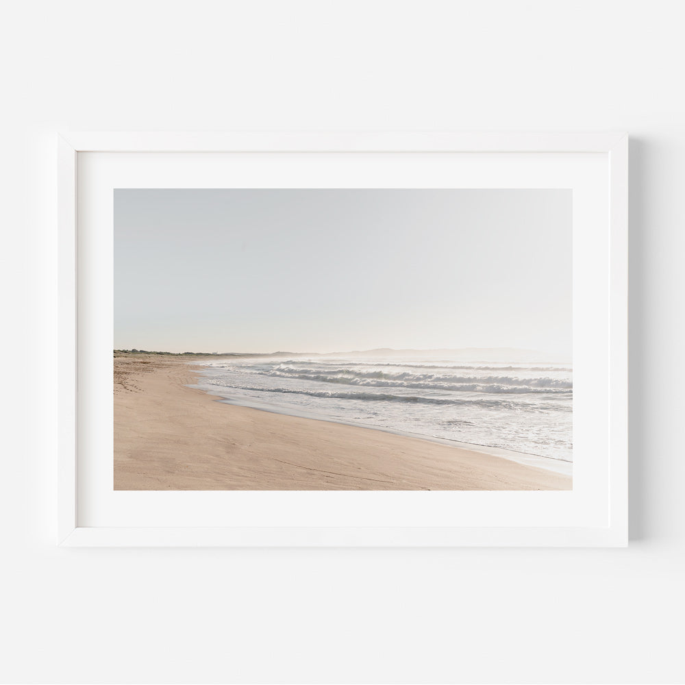 Tranquil Wanda Beach Oil Painting - Serene Coastal Landscape Decor