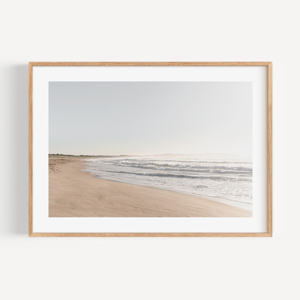 Tranquil Wanda Beach Oil Painting - Serene Coastal Landscape Decor