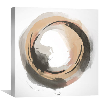 Abstract Circle Oil Painting for Modern Home Decor and Art Lovers