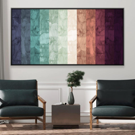 Elegant Abstract Watercolor Landscape Canvas Art for Home Decor