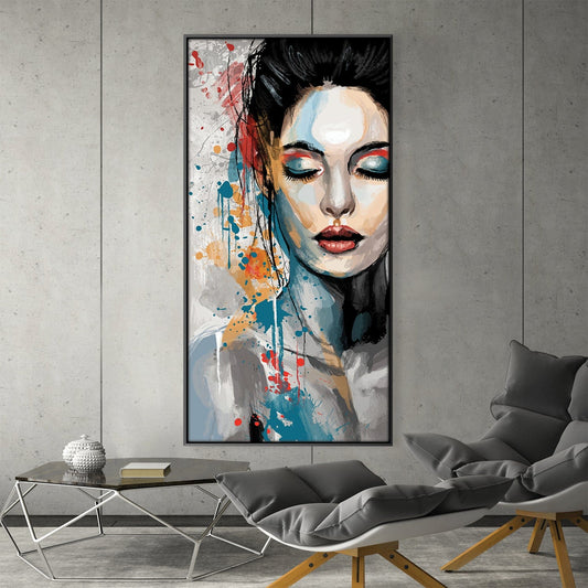 Abstract Beauty: Emotion and Color in Oil Painting Artwork