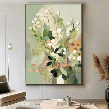 Elegant Floral Oil Painting for Chic Home Décor
