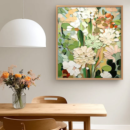 Vibrant Floral Oil Painting for Elegant Home Decor