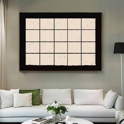 Elegant Minimalist Oil Painting for Modern Home Décor and Art Lovers