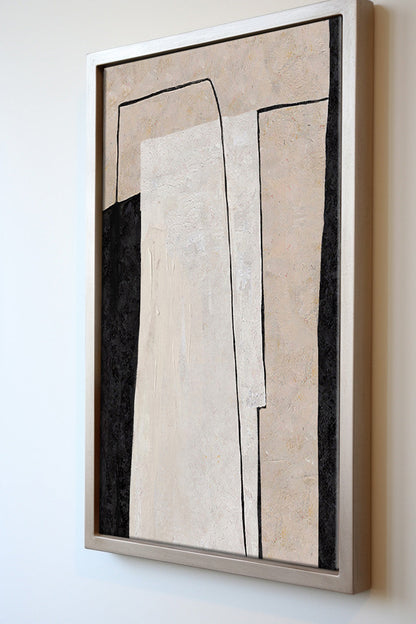 Stunning Extra Large Minimalist Abstract Oil Painting for Modern Decor
